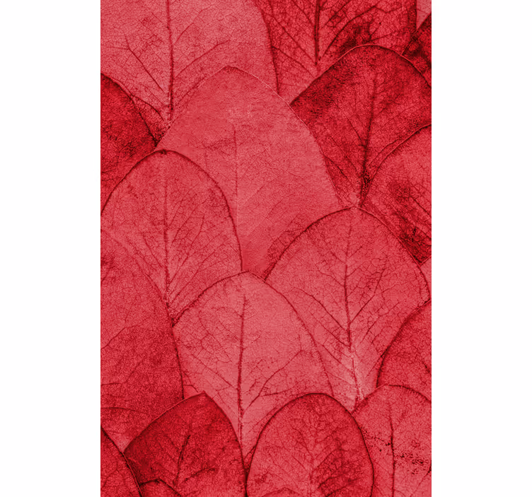 Store salon feuilles magenta - TenStickers