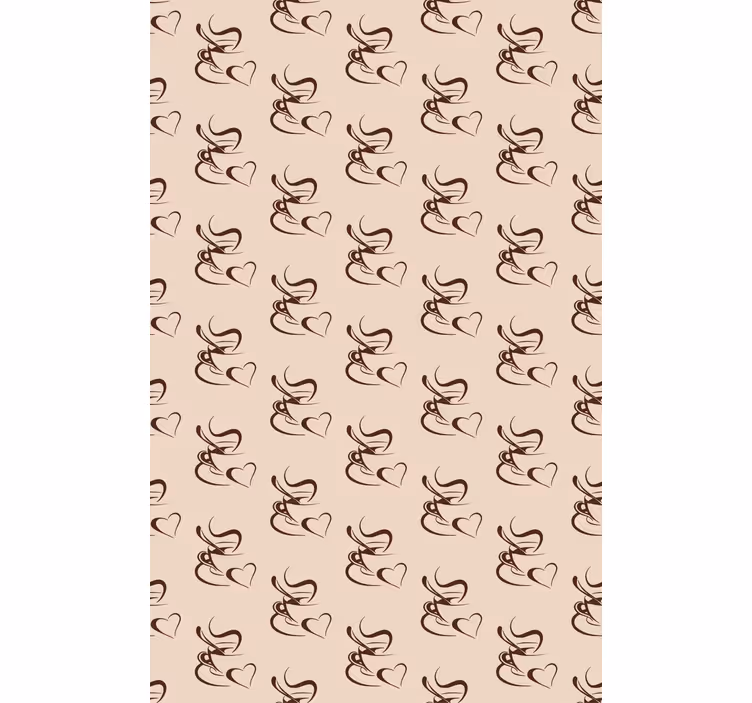 Store enrouleur cuisine motif tasses de café - TenStickers