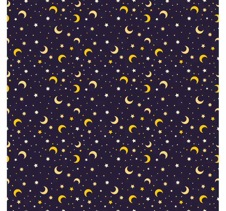 Store enrouleur chambre enfant motif nuit étoilée - TenStickers
