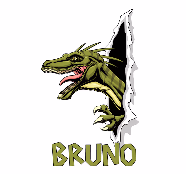 Store enrouleur dinosaure rapace jurassique - TenStickers