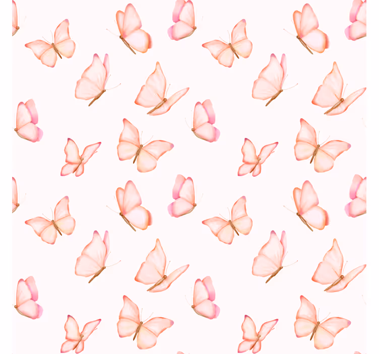 Store enrouleur chambre enfant papillon aquarelles - TenStickers