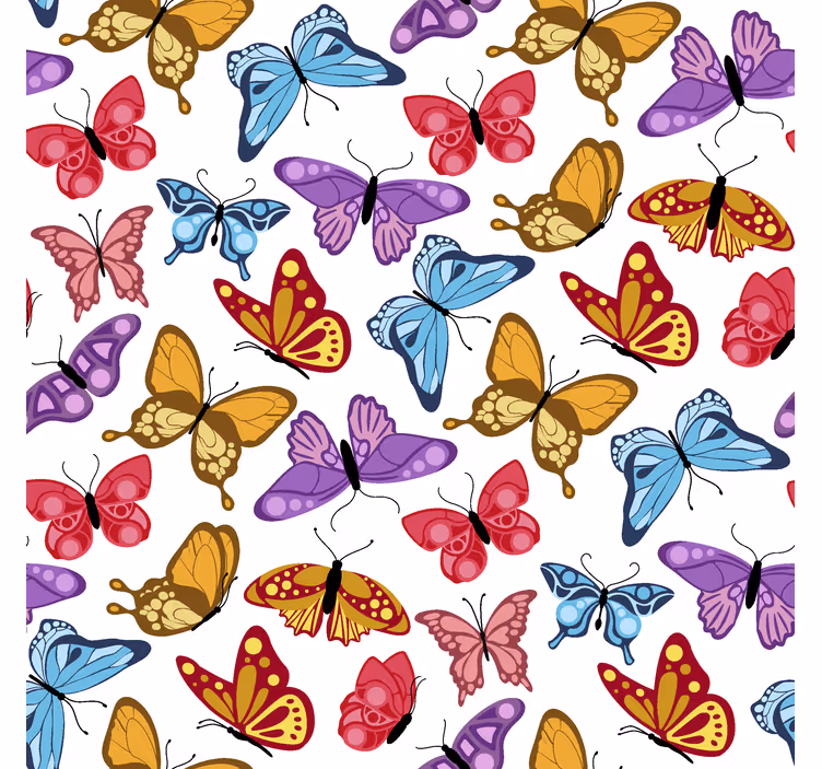 Store enrouleur papillon conception colorée - TenStickers