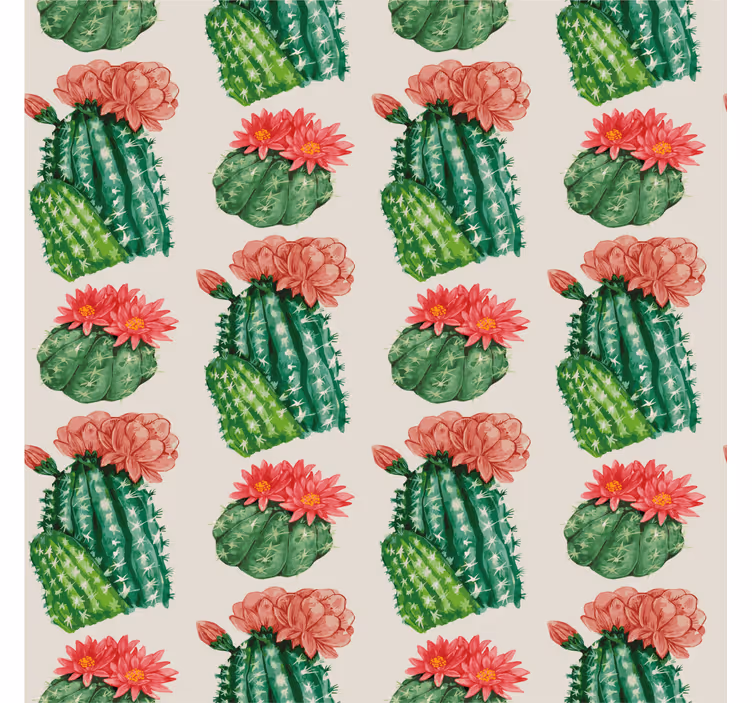 Store enrouleur cactus floral du désert - TenStickers