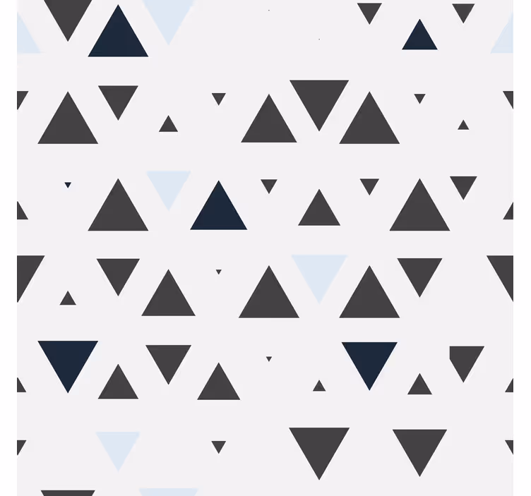 Store enrouleur scandinave motif triangulaire minimaliste - TenStickers