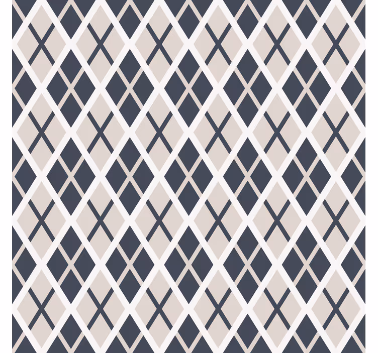 Store enrouleur scandinave motif de losanges - TenStickers