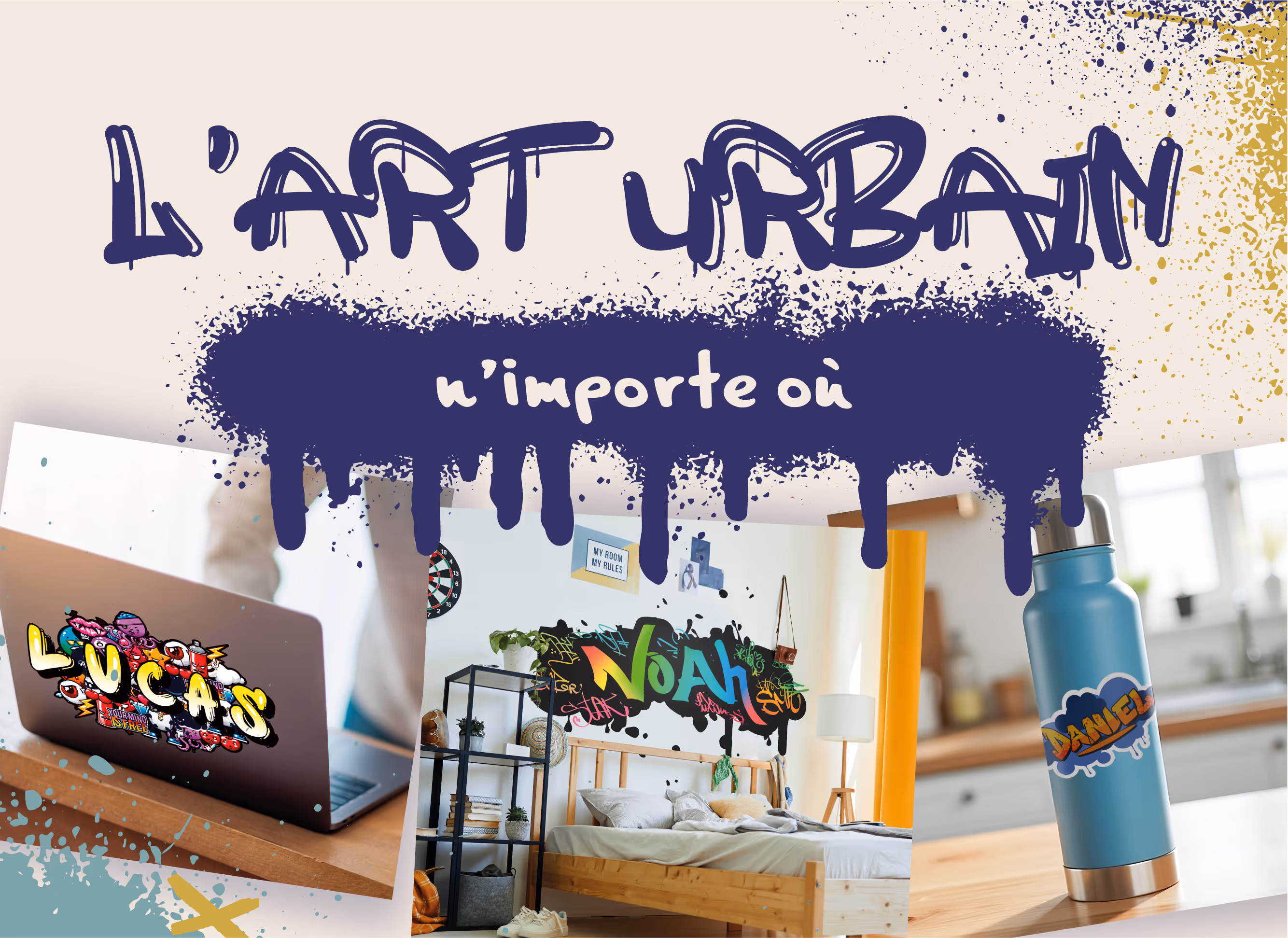 Stickers graffiti personnalisés: