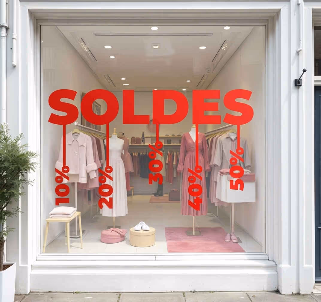 Autocollants Soldes - Tenstickers