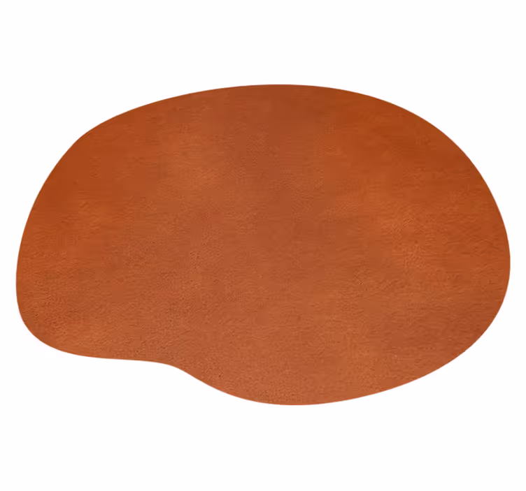 Set de table texture cuir marron - TenStickers