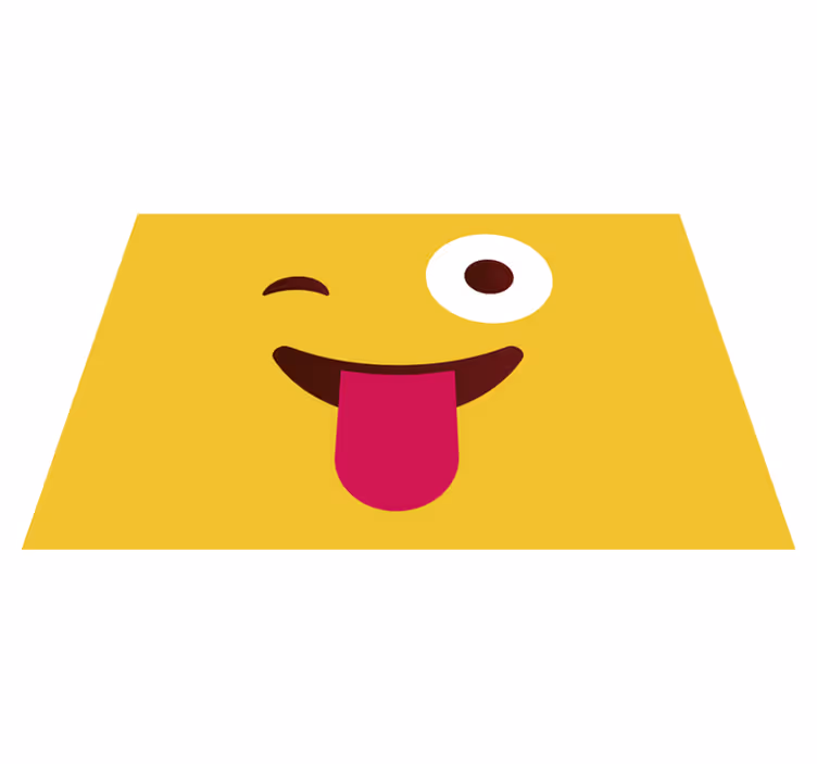 Emoji moderne visage clignotant enfants sets de table - TenStickers