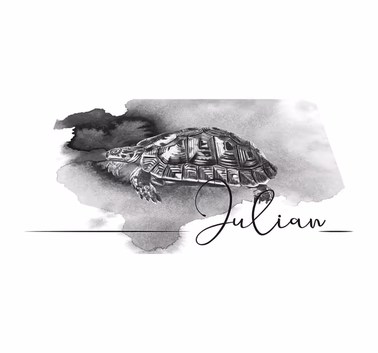 Set de table tortue dessinée main - TenStickers