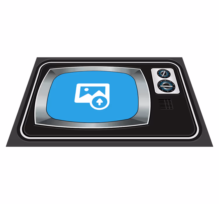 Set de table original TV photo personnalisable - TenStickers