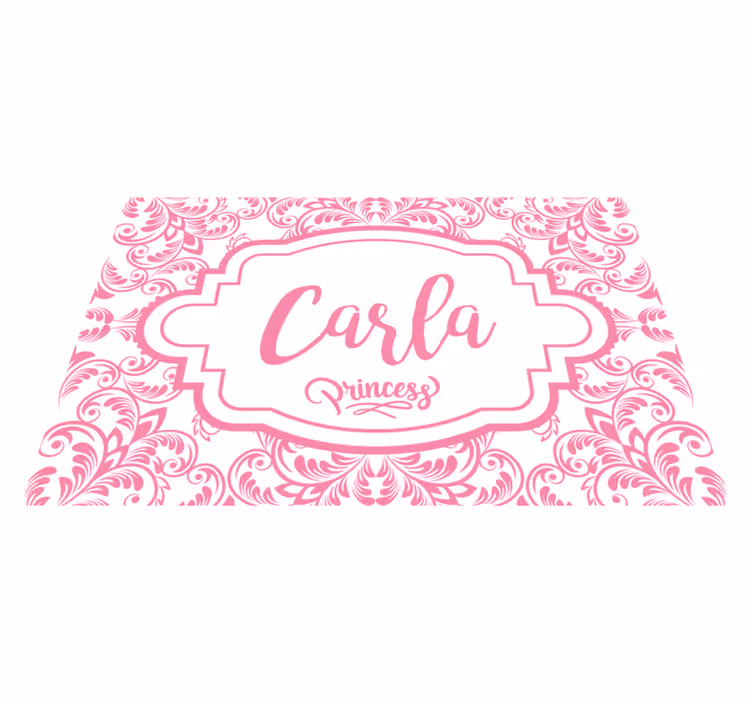 Set de table Princesse prénom personnalisable - TenStickers