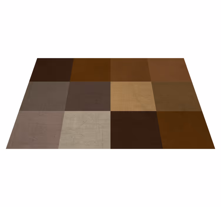 Set de table design bois motif patchwork - TenStickers