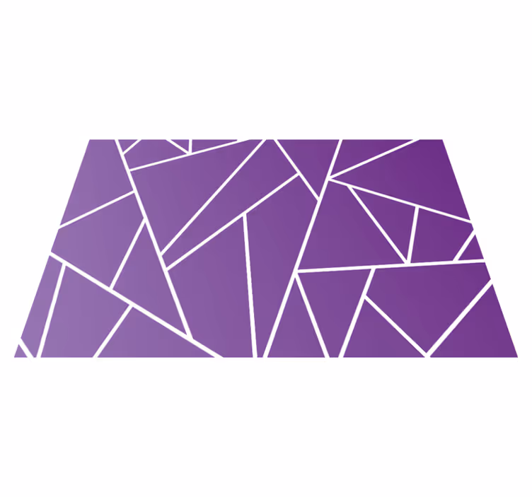 Set de table design bois motif géométrique violet - TenStickers