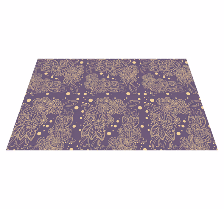 Set de table design bois illustration botanique - TenStickers