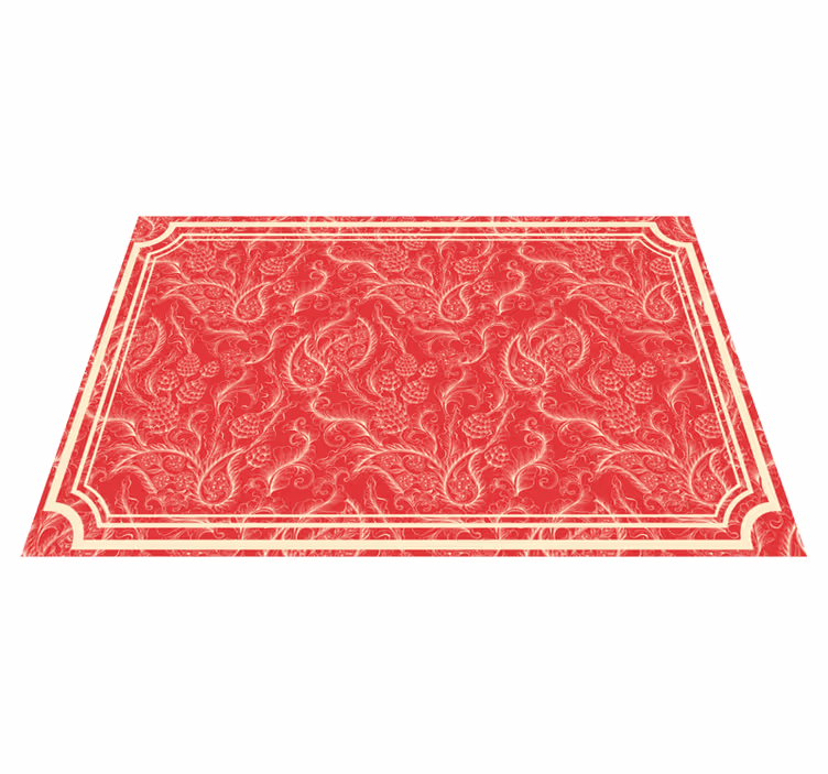 Set de table design bois inspiré des fleurs - TenStickers