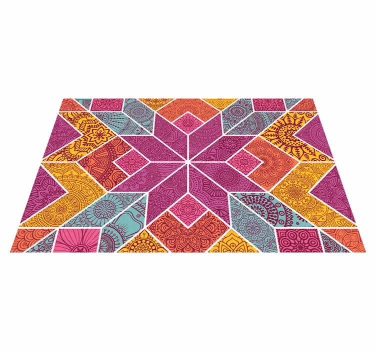 Set de table Mosaïque paisley - TenStickers