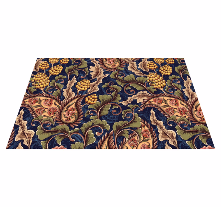 Set de table original motif floral artistique - TenStickers
