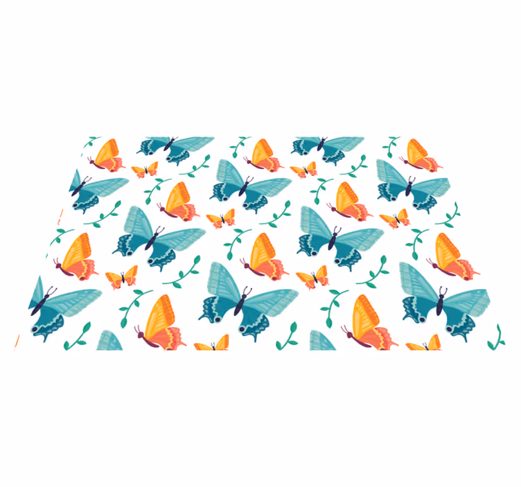 Set de table original motif papillon coloré - TenStickers