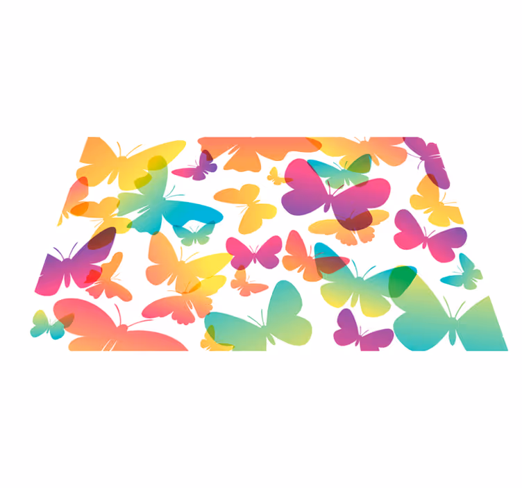 Set de table design enfant motif papillon vibrant - TenStickers