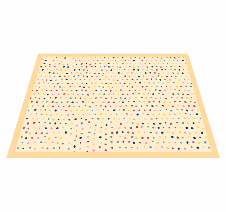 Set de table design bois motif pois - TenStickers