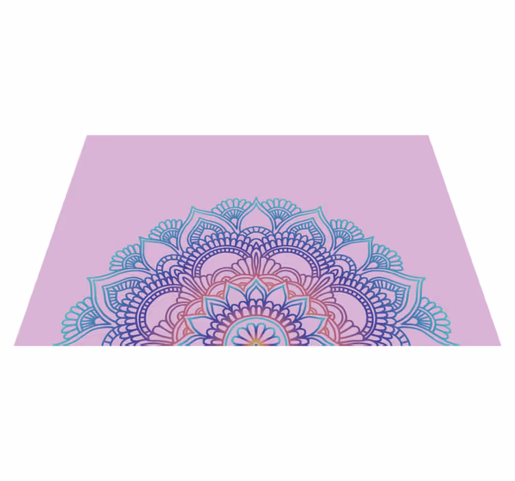 set de table original demi mandala dégradé - TenStickers
