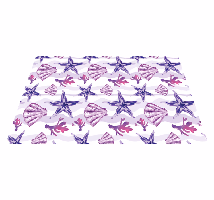 Set de table original motifs coquillages - TenStickers