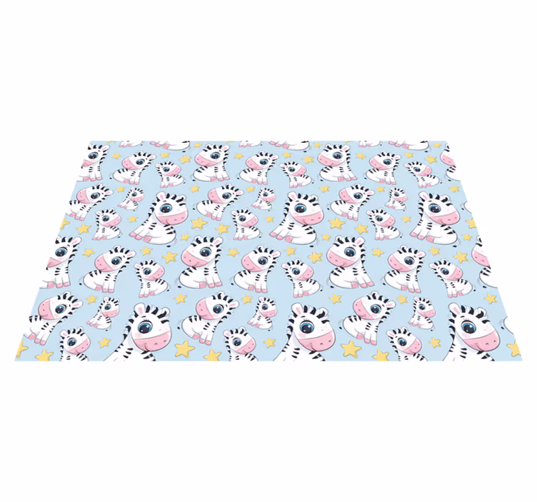 Set de table design enfant motif zèbre adorable - TenStickers