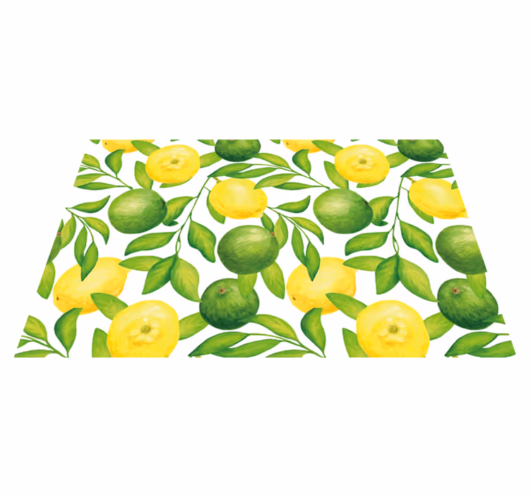 Set de table fruits Citrons et limes - TenStickers