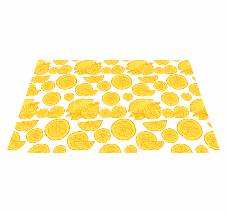 Set de table fruits Croquis orange et citron - TenStickers