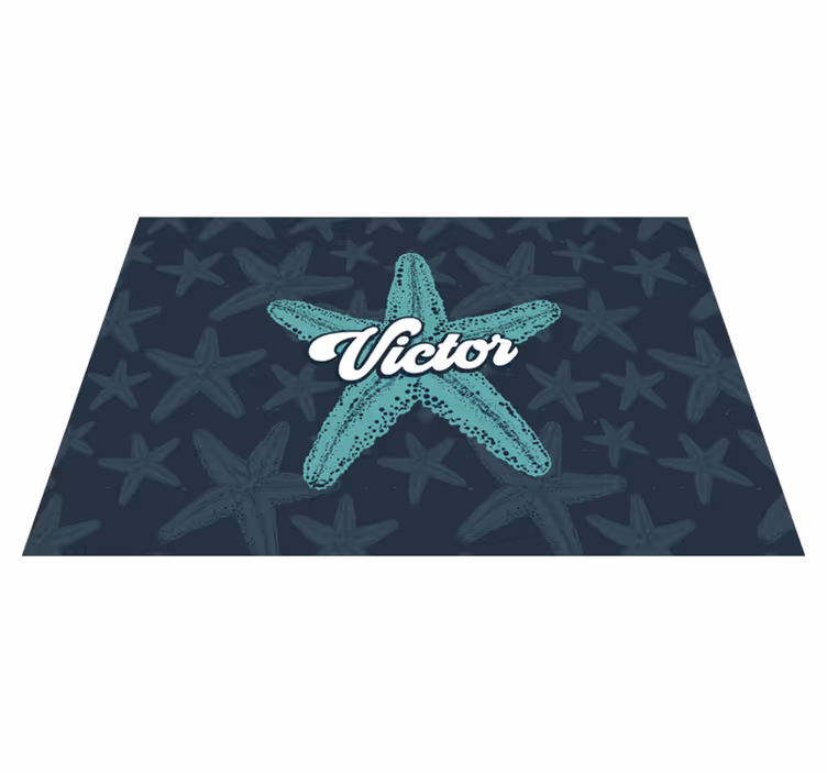 Set de table design étoile de mer personnalisée - TenStickers