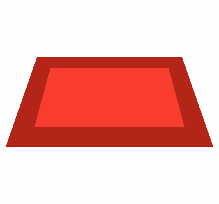 Set de table design bois fond rouge audacieux - TenStickers