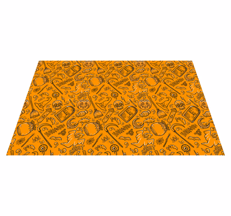 Set de table halloween motifs d'halloween effrayants - TenStickers