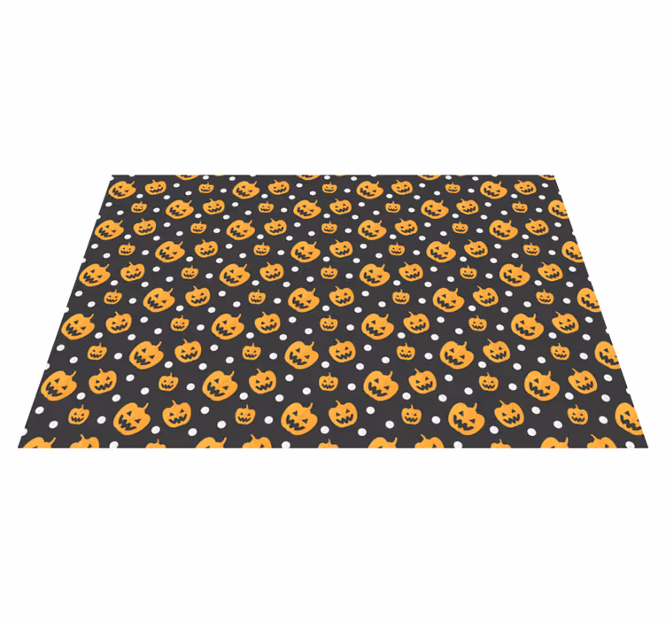 Set de table halloween motif citrouilles - TenStickers