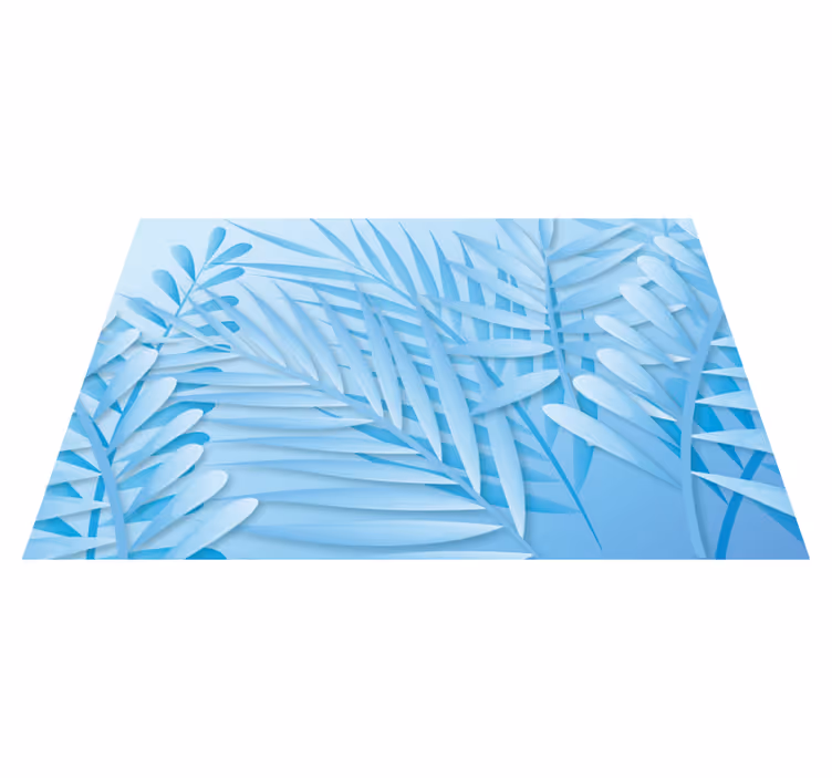 Set de table design bois motif feuilles de palmier - TenStickers