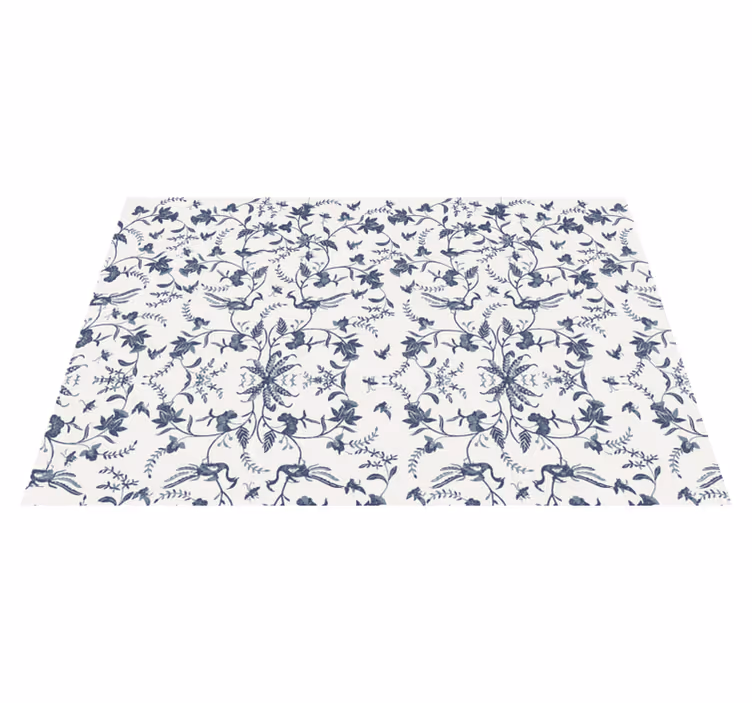 Set de table design bois inspiration florale élégante - TenStickers