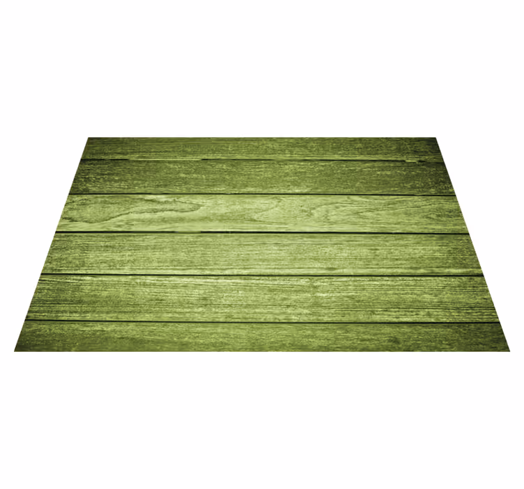 Set de table design bois surface bois vert - TenStickers