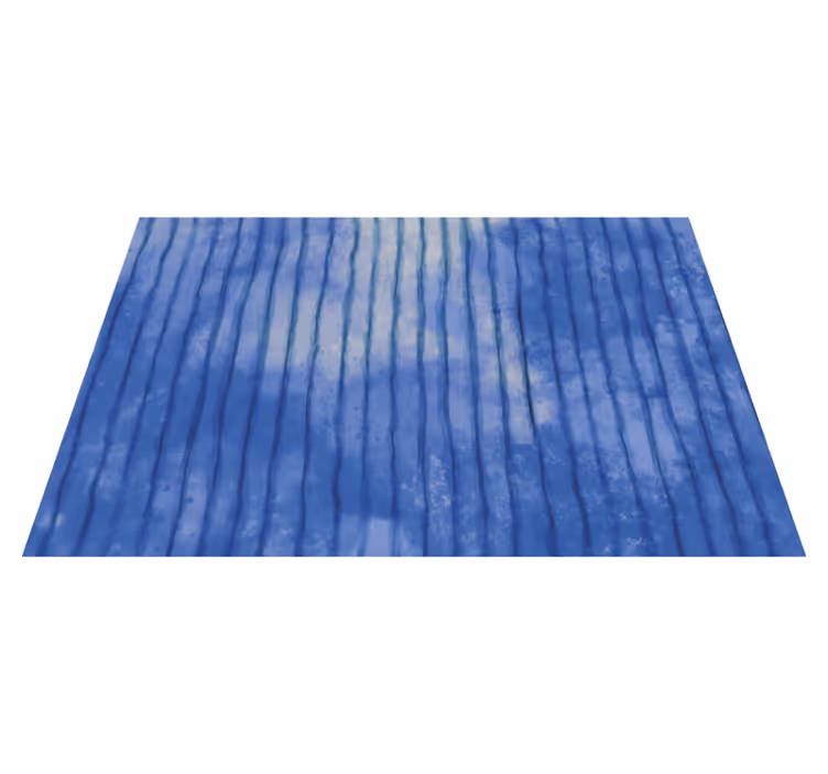 Set de table design bois motif rayé bleu - TenStickers