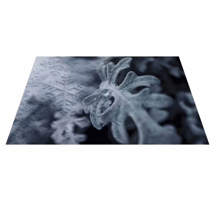 Set de table design bois motifs flocons élégants - TenStickers