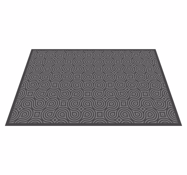 Set de table design bois motif tourbillon abstrait - TenStickers