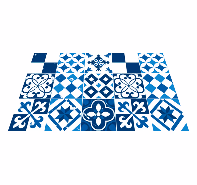 Set de table design bois motifs géométriques - TenStickers