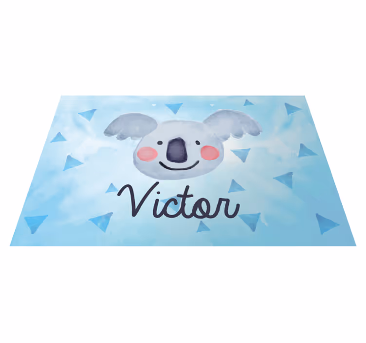 Set de table design enfant visage de koala mignon - TenStickers