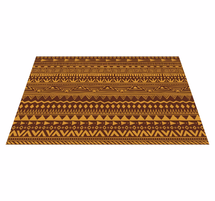 Set de table design bois motif tribal géométrique - TenStickers