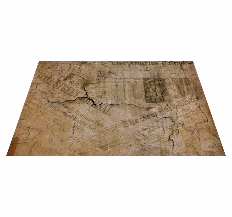 Set de table design bois surface papier craquelé - TenStickers
