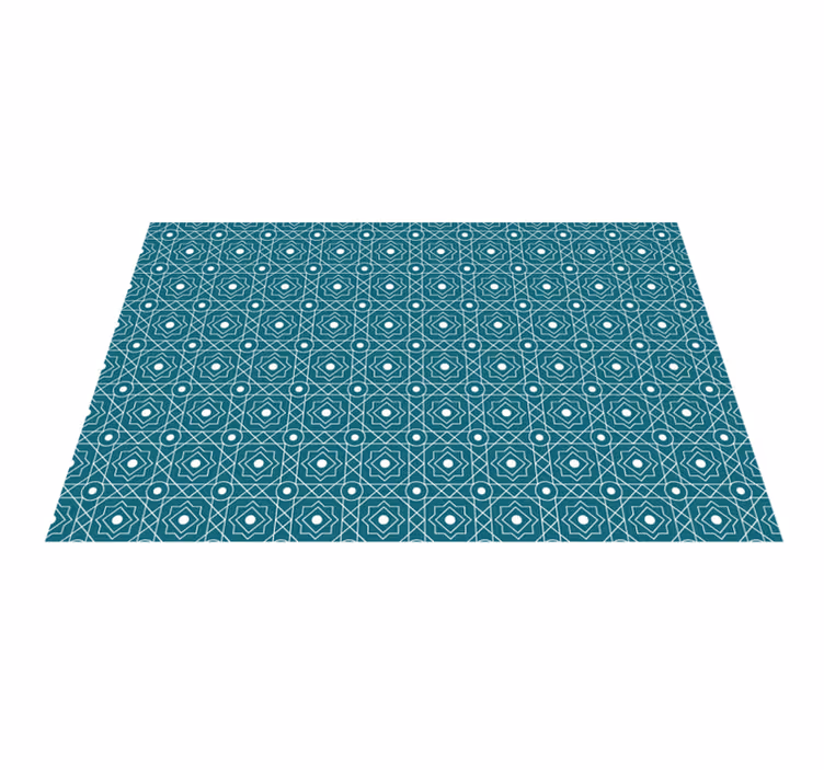 Set de table design bois finition texture géométrique - TenStickers