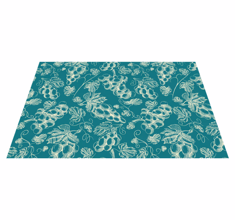 Set de table design bois motif vigne - TenStickers