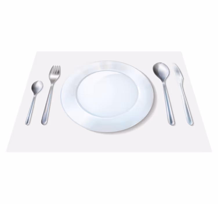 Set de table moderne Élégant service de table - TenStickers