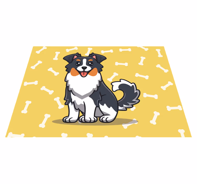 Set de table design enfant personnage chien mignon - TenStickers