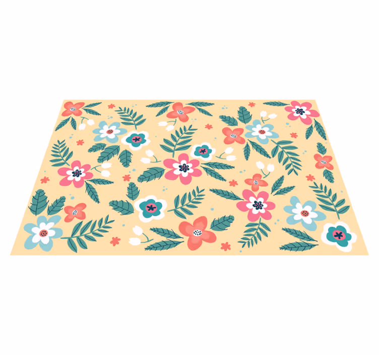 Set de table original à motifs floraux - TenStickers