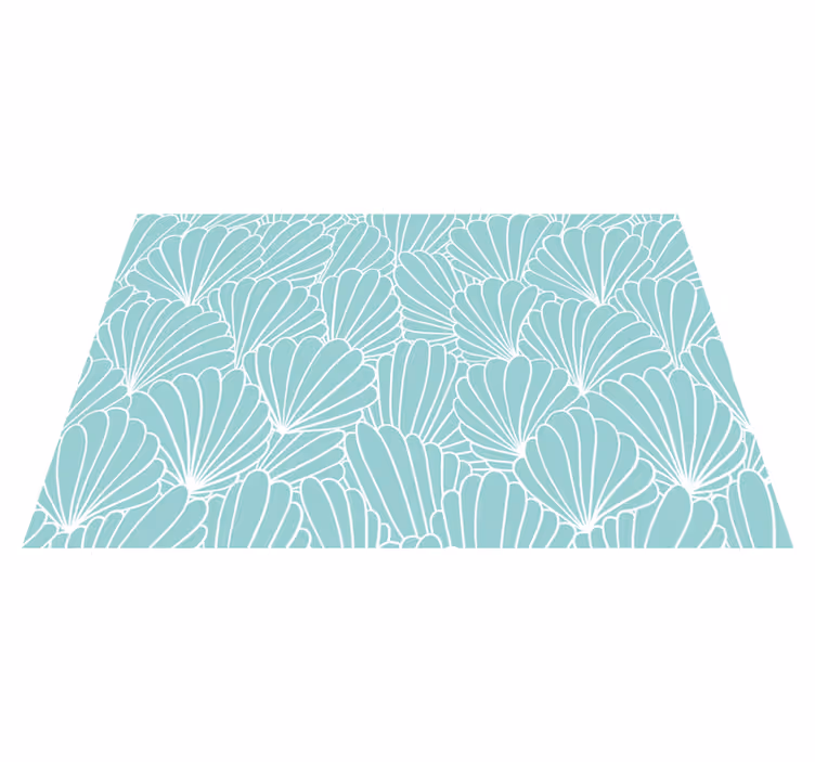 Set de table design bois surface à motif coquillage - TenStickers